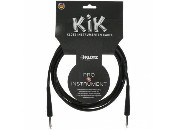 Klotz 2xJack 2p Metal - Blk 3m Klotz 2xJack 2p Metal - Blk 3m